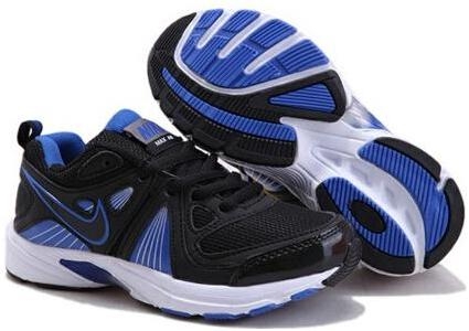 Kids Nike Air Max Black Royal Blue Shoes