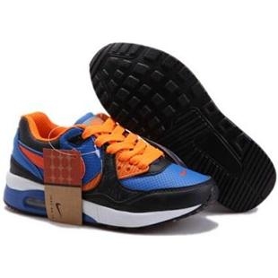 Kids Nike Air Max Blue Black Orange Shoes