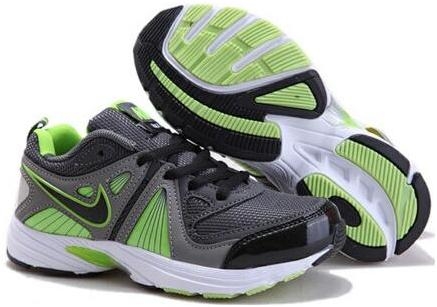 Kids Nike Air Max Grey Black Red Green Shoes