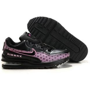 Kids Nike Air Max LTD Black Black Pink Shoes