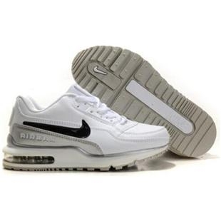 Kids Nike Air Max LTD White Black Grey Shoes