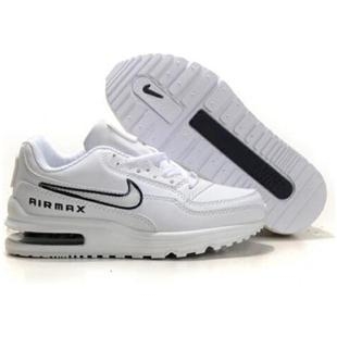 Kids Nike Air Max LTD White Black White Shoes