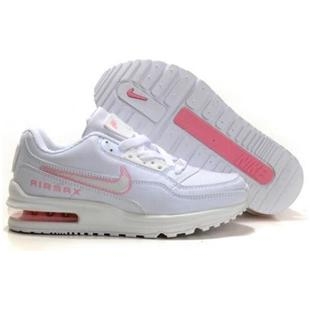 Kids Nike Air Max LTD White White Pink Shoes