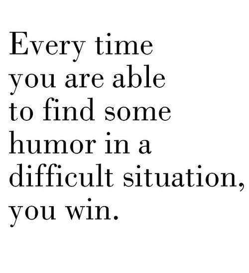 Laughter is the best medicine