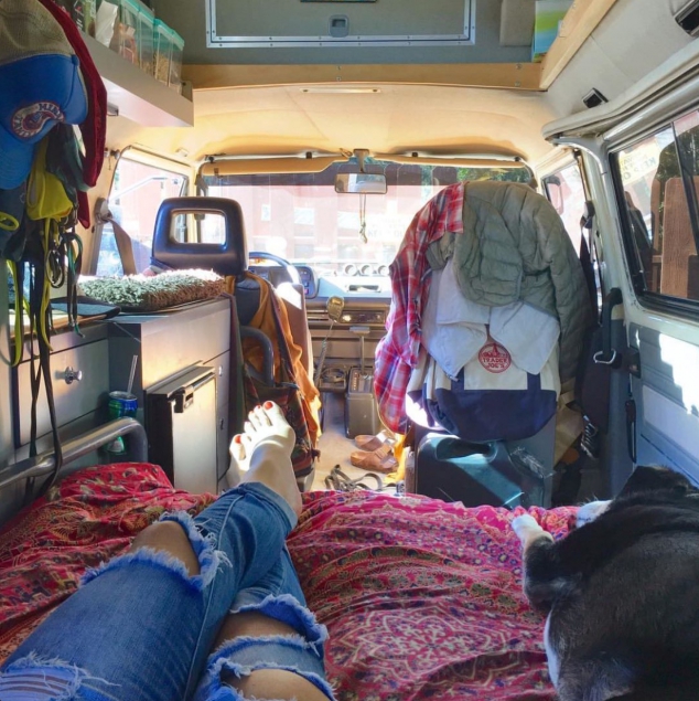 Lay back and relax anywhere - this is Van Life