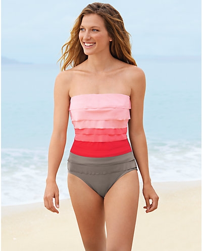 Leah Bandeau One-Piece Swimsuit by Eddie Bauer