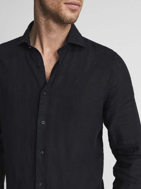 Linen Regular Fit Shirt - Image 2
