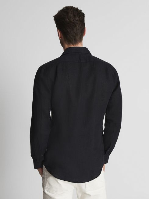 Linen Regular Fit Shirt - Image 3