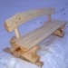 Log garden settle,Sell off - Image 3