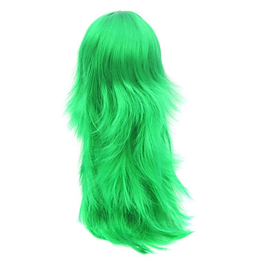 Long Green Curly Hair Wig