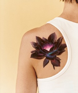 Lotus flower tattoo