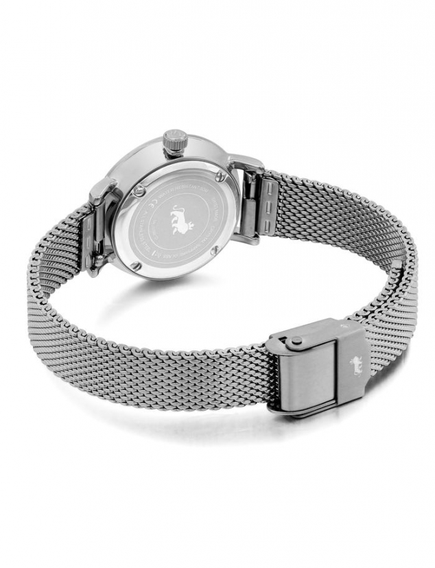 Lugano Sloane Silver Milanese Watch - Image 2