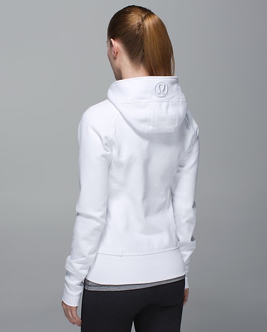 Lululemon White Scuba Hoodie II  - Image 2