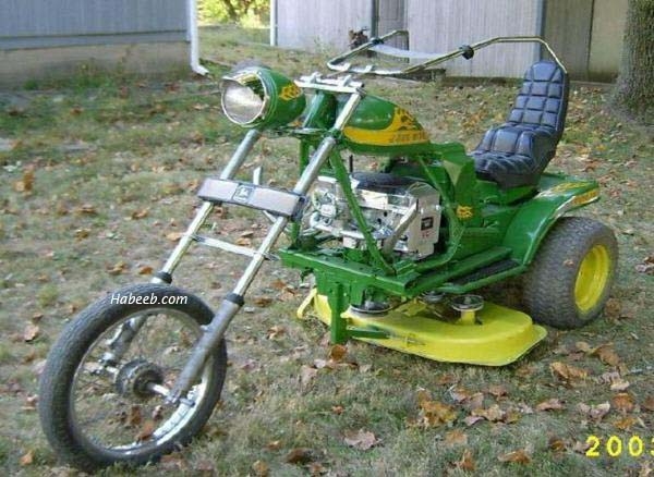 Chopper lawnmower