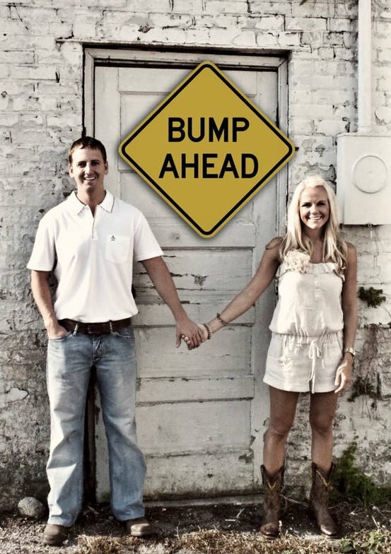 Baby announcement photo