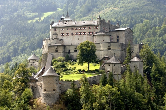 Hohenwerfen Castle in Austria