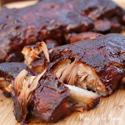 Easy Barbecued Ribs in the Crock Pot