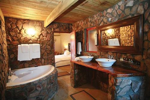 Rustic bathroom