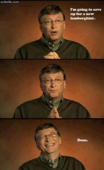 When Bill Gates wants a Lamborghini