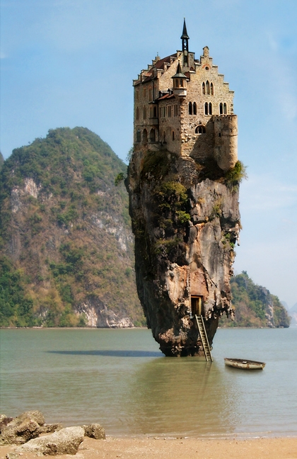 Tower in the water