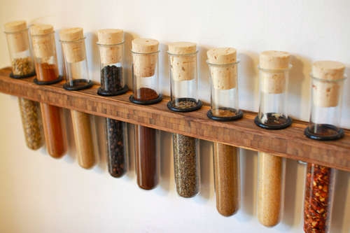 Test Tube Spice Racks