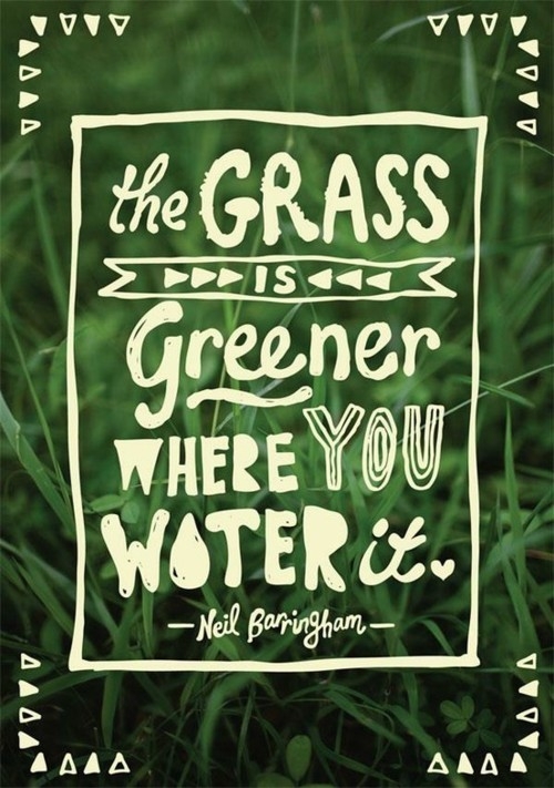 It's greener