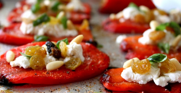 Roasted Pepper & Goat Cheese
