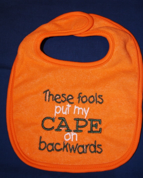 Funny baby's bib