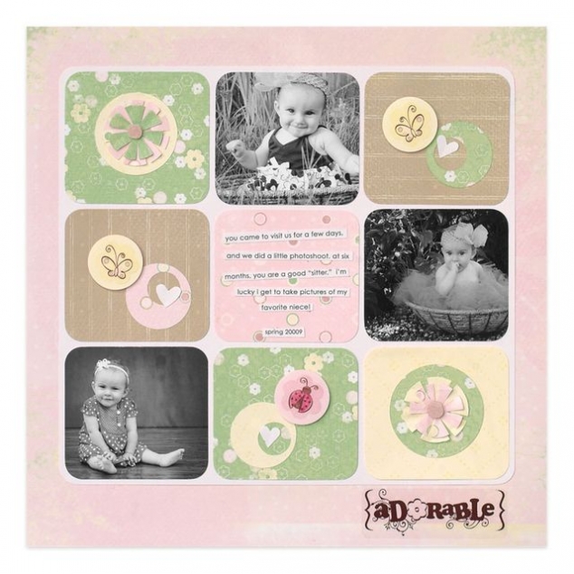 Kids Scrapbook Page Idea