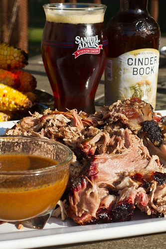 Pulled Pork w/Samuel Adams BBQ Sauce 