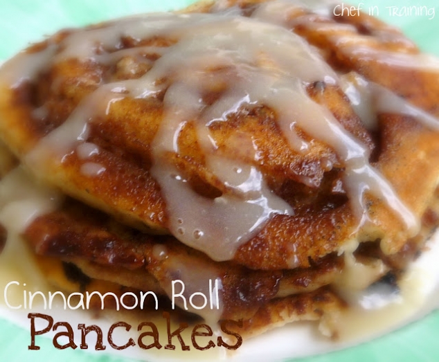 Cinnamon Roll Pancakes