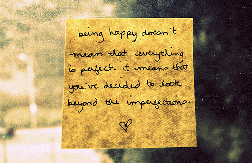 Beyond Imperfections