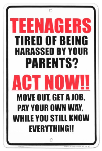 Teenagers... Act Now!