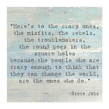 Be Crazy, Change The World
