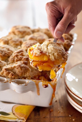 Peach and Cinnamon Cobbler