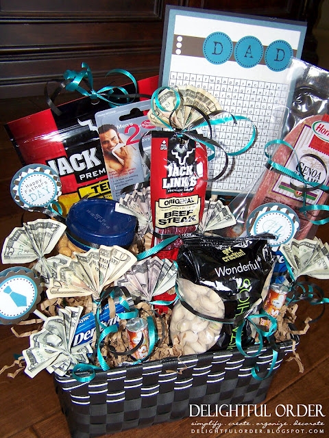 Manly gift basket