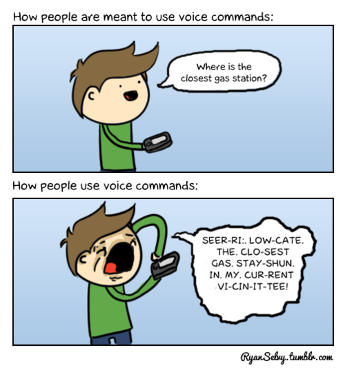 How people actually use voice commands