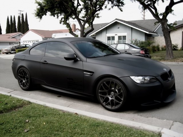 Matte Black BMW M3