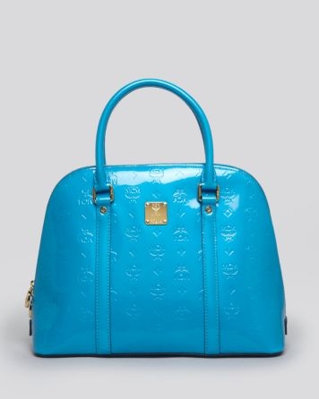 MCM Satchel - Ivana Patent Greta Medium 