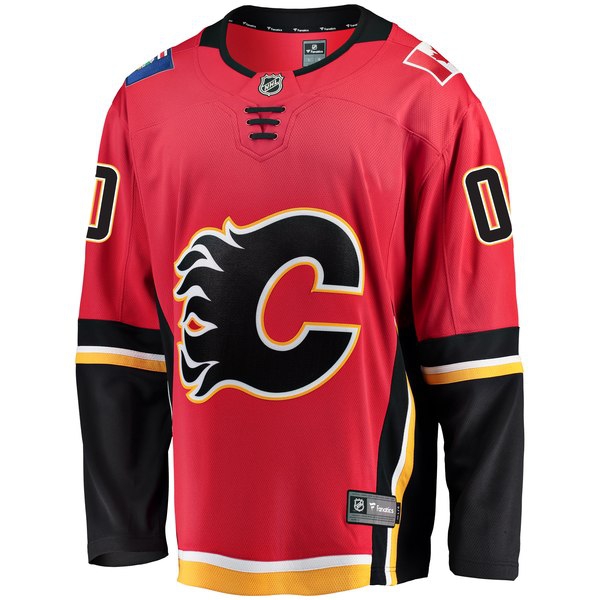 Men's Calgary Flames Fanatics Branded Red Breakaway - Image 2
