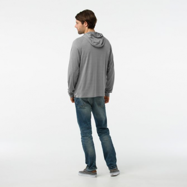 Men's Merino 150 Micro Stripe Hoodie - Image 2