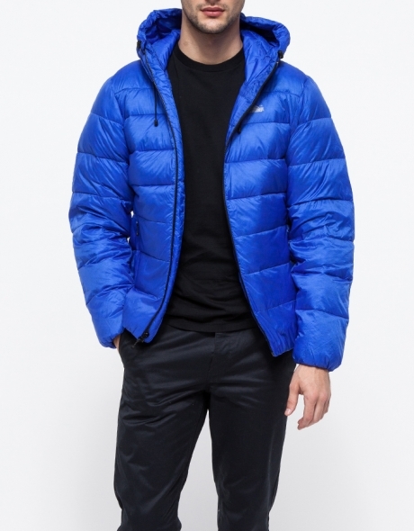 Men's nylon jacket with hoodie
