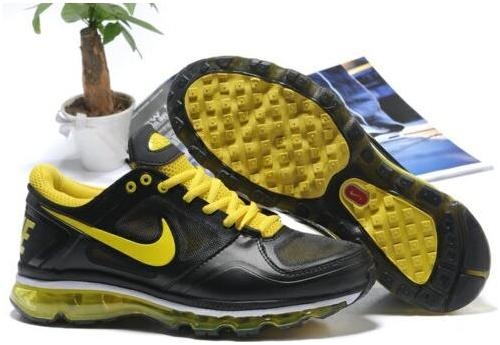 Mens Nike Air Max 2009 IX Black Yellow Shoes
