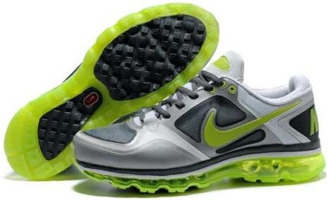 Mens Nike Air Max 2009 IX Grey Green Shoes
