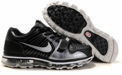 Mens Nike Air Max 2009 VII Black Silver Shoes