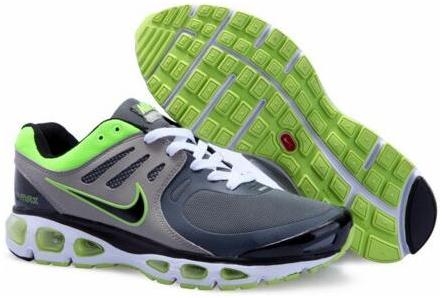 Mens Nike Air Max 2010 Black Grey Green Shoes