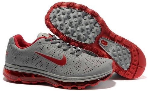 Mens Nike Air Max 2011 Blunt Gray Red 456325060