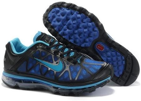 Mens Nike Air Max 2011 Mesh Black Dark Blue 429889042