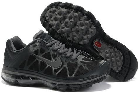 Mens Nike Air Max 2011 Mesh Black Grey 429889012
