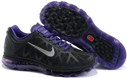 Mens Nike Air Max 2011 Mesh Black Purple White 429889055
